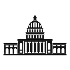White house icon , simple style