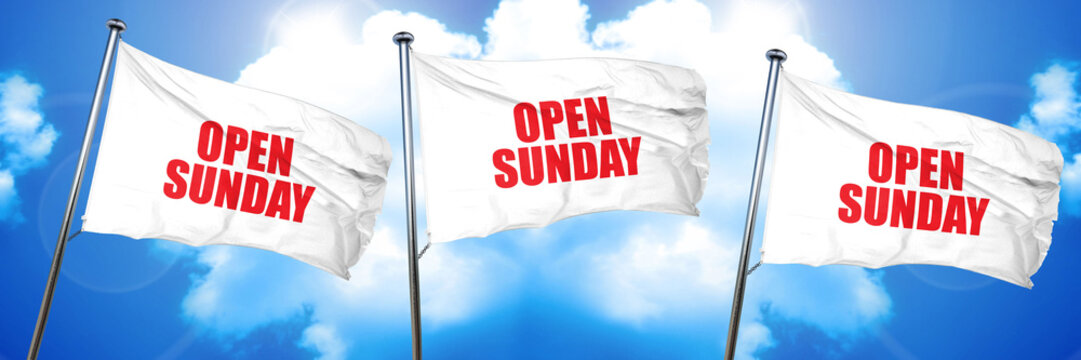 Open Sunday, 3D Rendering, Triple Flags