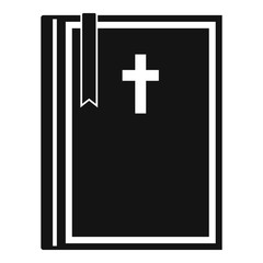 Fototapeta premium Bible icon , simple style