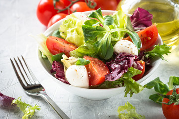 Fresh salad in a bowl.