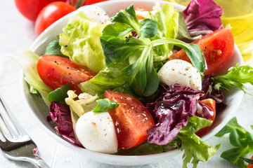 Fresh salad in a bowl.