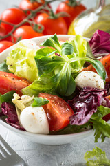 Fresh salad in a bowl.