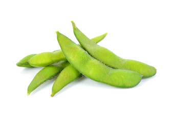 edamame, boiled green soy beans, japanese food