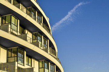 Obraz premium Wienerberg City, modern architecture, flats, Austria, Vienna, 10