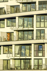 Obraz premium Wienerberg City, modern architecture, flats, Austria, Vienna, 10
