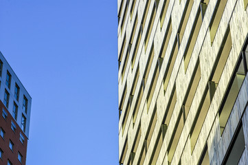 Wienerberg City, modern architecture, tower of flats, Austria, V