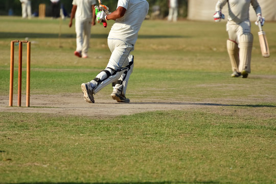 Boys Are Playing Cricket