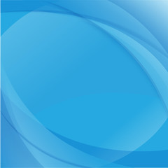 Blue curve abstract background vector 