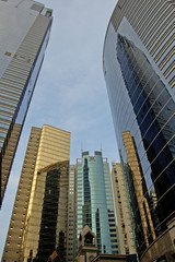 Fototapeta na wymiar skyscaper in Hongkong city
