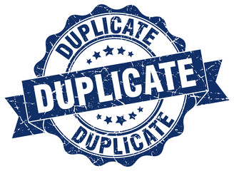 duplicate stamp. sign. seal
