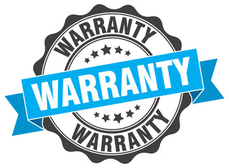 warranty stamp. sign. seal