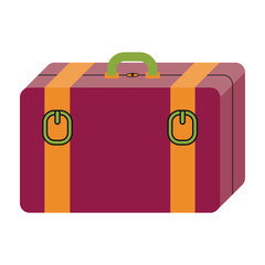 Travelling bag purple