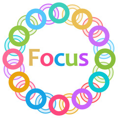 Focus Colorful Rings Circular 