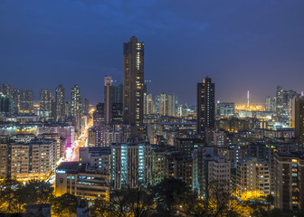Fototapeta premium Hong Kong night view