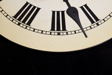 Close Up Of Roman Numeral Clock Face