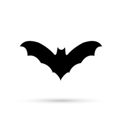 silhouettes of bats icon