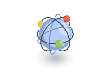 network, social media, global communication, internet isometric flat icon. 3d vector colorful illustration. Pictogram isolated on white background