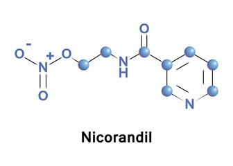 Nicorandil is a vasodilatory drug used to treat angina.