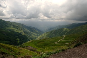 Mountain road in Georgia