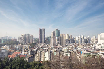 Fototapeta na wymiar Cityscape of macao china
