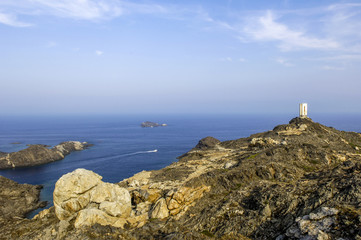 Fototapeta na wymiar Lighthouse, Parc Natural de Cap de Creus, Gerona, Costa Brava, S