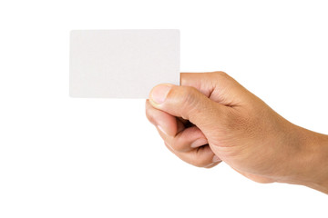 Obraz premium Hand holding paper