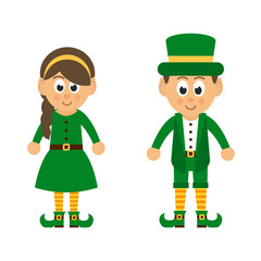 patrick's girl and boy