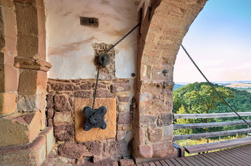 Eingangstor mit Detail der Zugbrücke, Wartburg, Eisenach
