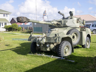 Fototapeta premium vestige of the war in the Falklands