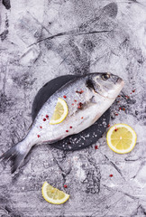 Dorado fish with spices