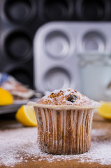 Muffins with raisins