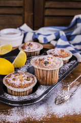Muffins with raisins