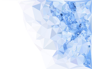 Abstract multicolor mosaic backdrop. Vector clip art.