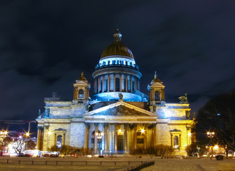 Fototapeta na wymiar St. Isaak's Cathedral, St. Petersburg