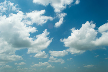 Clouds and blue sky