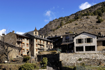 Fototapeta na wymiar village of Ordino, Andorra