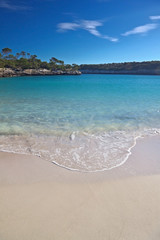Mallorca beautyful beach at Holidays mediterranean sea