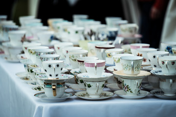 Obraz na płótnie Canvas China tea cups