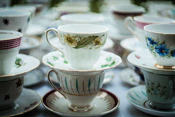 Tea cup stack