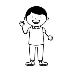 cute father character icon vector illustration design