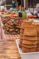 Food for the holiday of Shrovetide in Kiev