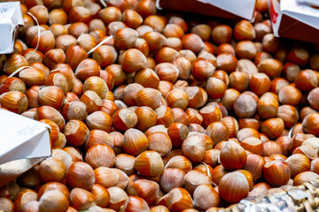 Hazelnut on display at Borough Market