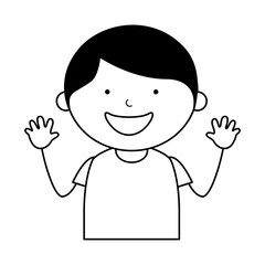 cute father character icon vector illustration design