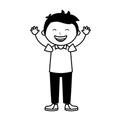 cute father character icon vector illustration design