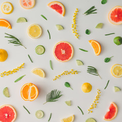 Colorful food pattern