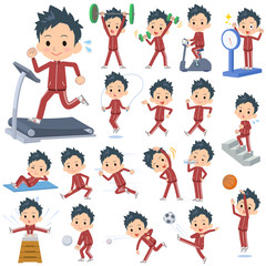 school boy red jersey Sports & exercise.ai