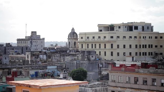 Havana cityscape view at sunny day