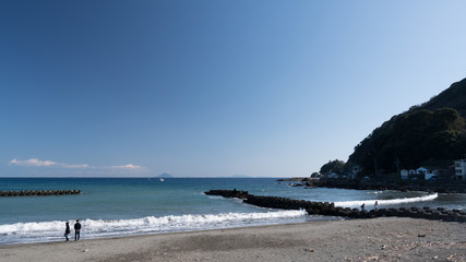 河津町の海岸