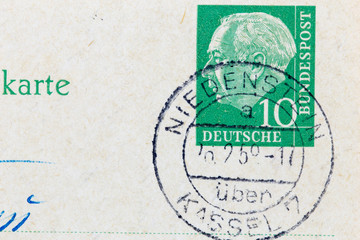 Briefmarke gestempelt