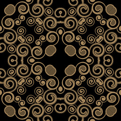 Swirly seamless pattern